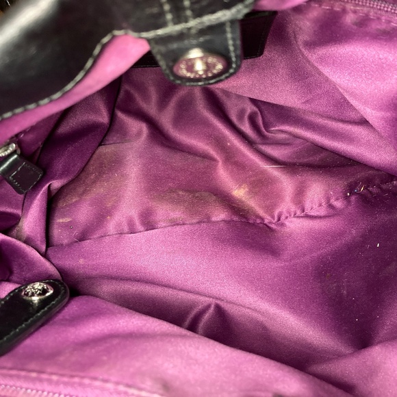 COACH Leather Ashley Satchel with Purple Interior CONVERTIBLE STRAP - F1… - Picture 7 of 8